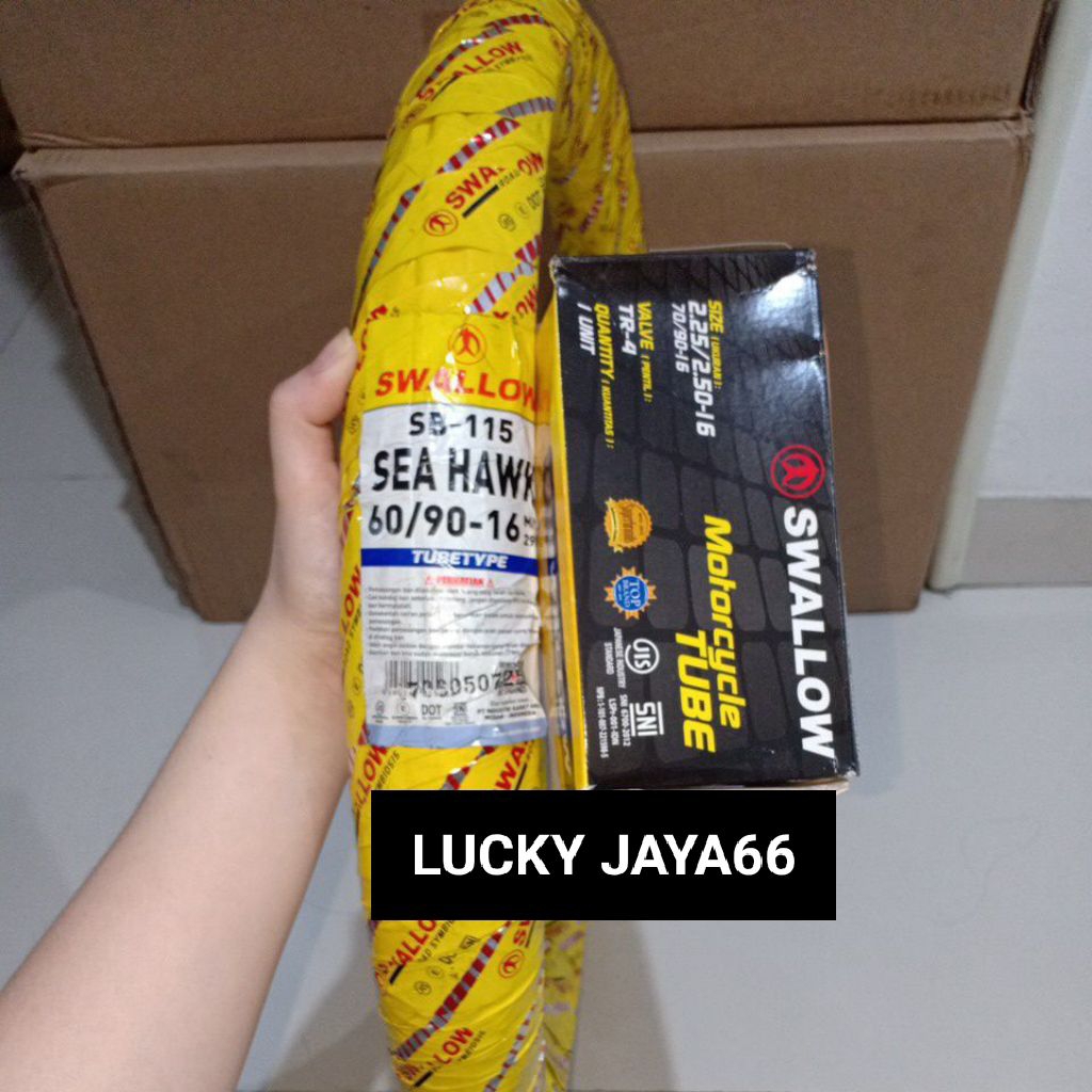 ban swallow 60 90 ring 16 sepaket sama ban dalam swallow