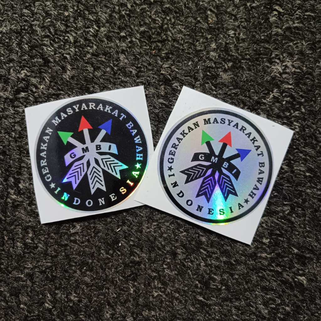 STIKER HOLOGRAM GMBI BULAT