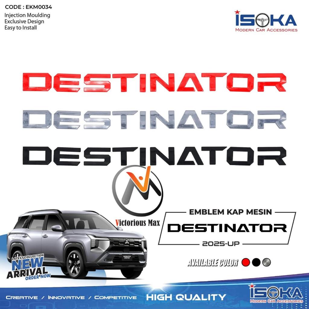 emblem kap mesin destinator