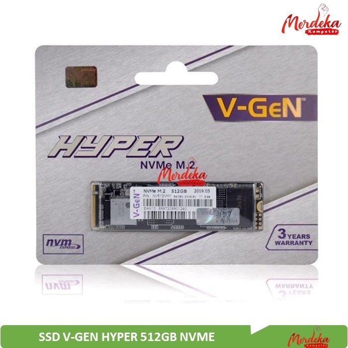 SSD V-GeN Hyper 512GB M.2 NVMe