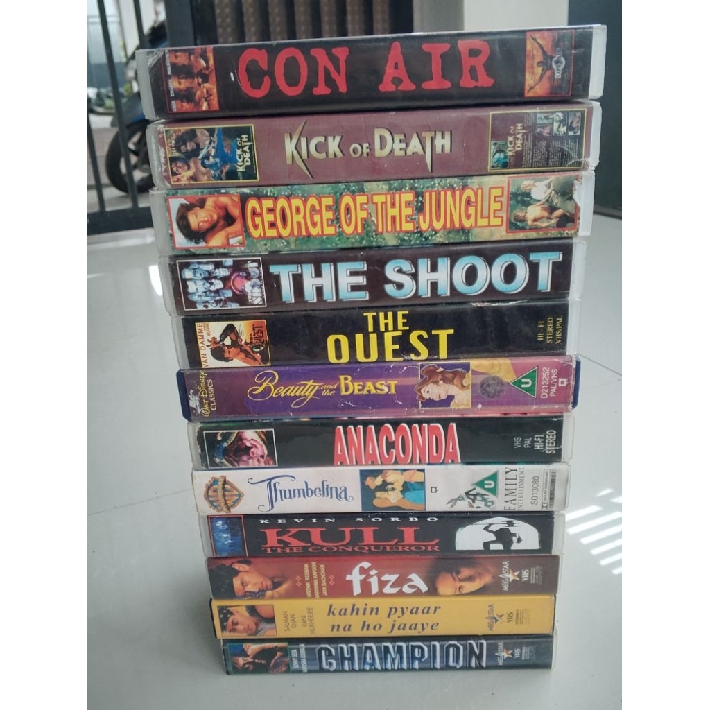 Kaset Video VHS Film Barat & India