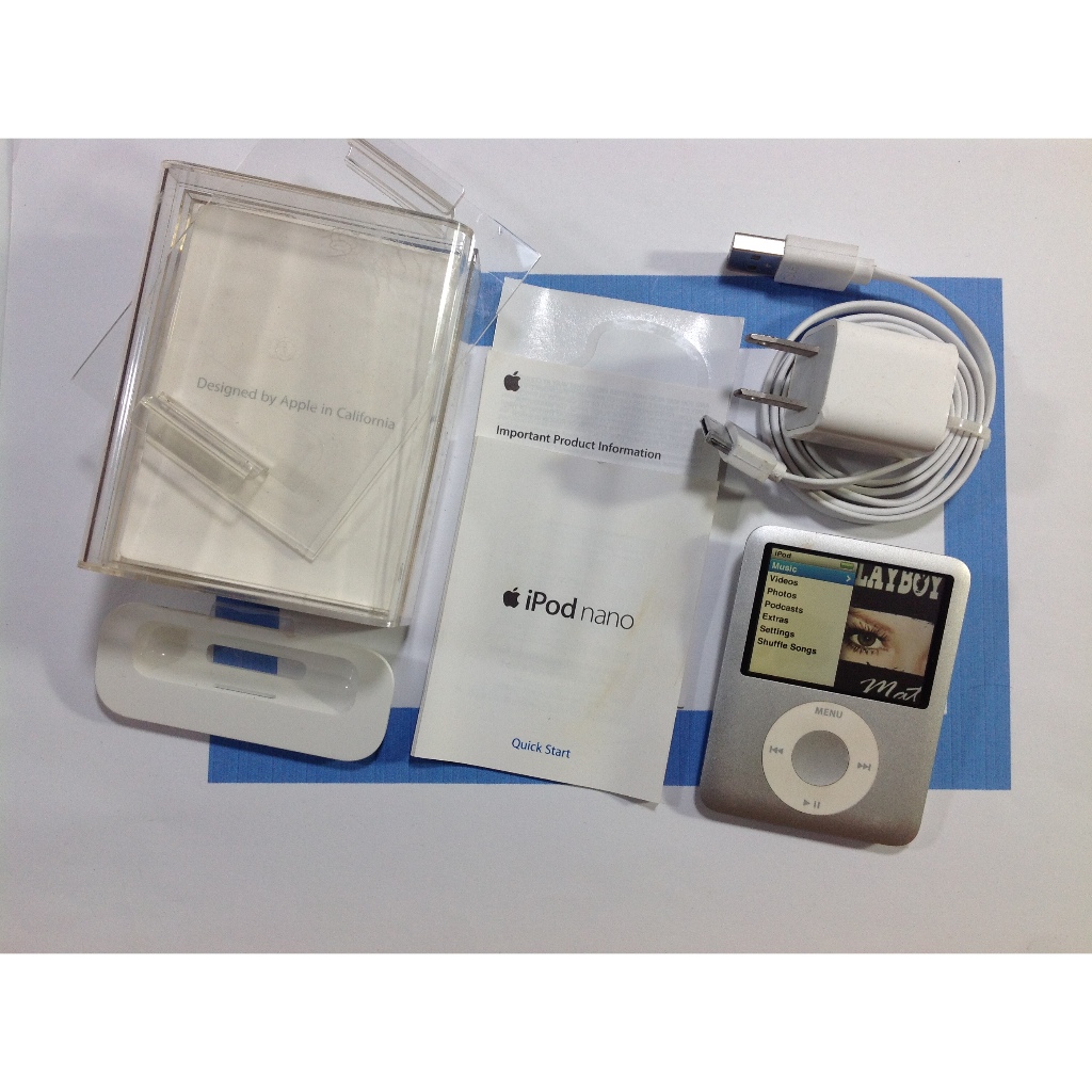 3rd 4gb silver ipod nano 42yop not ipod classic