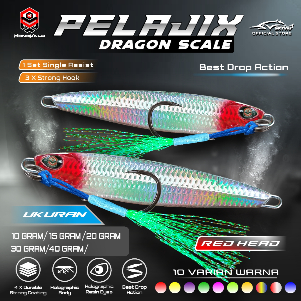 Mongkalo Pelajix Sisik-Kecil noGID noMotif Candy 15 Red-Head