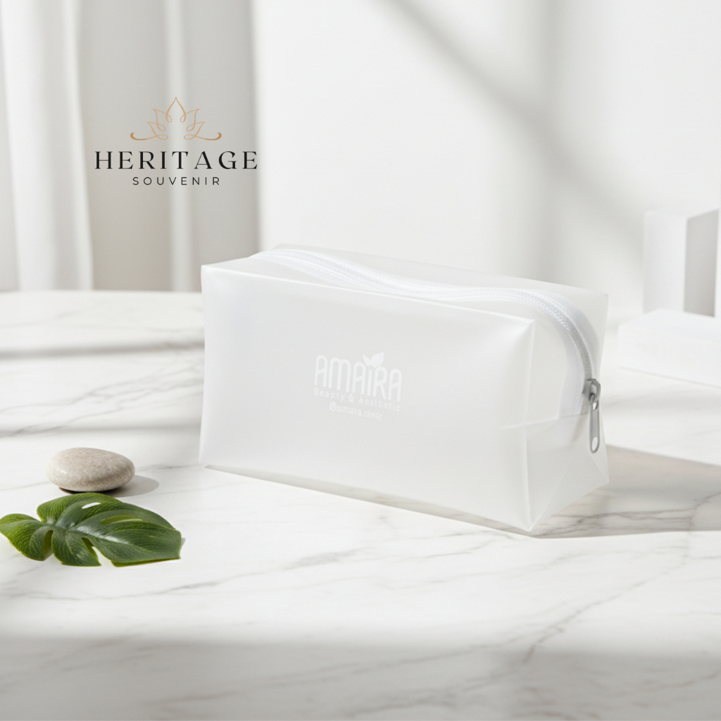 Pouch Kubus Jelly Buram Ukuran 18 Souvenir Pouch Dompet Clutch Murah Serbaguna Premium