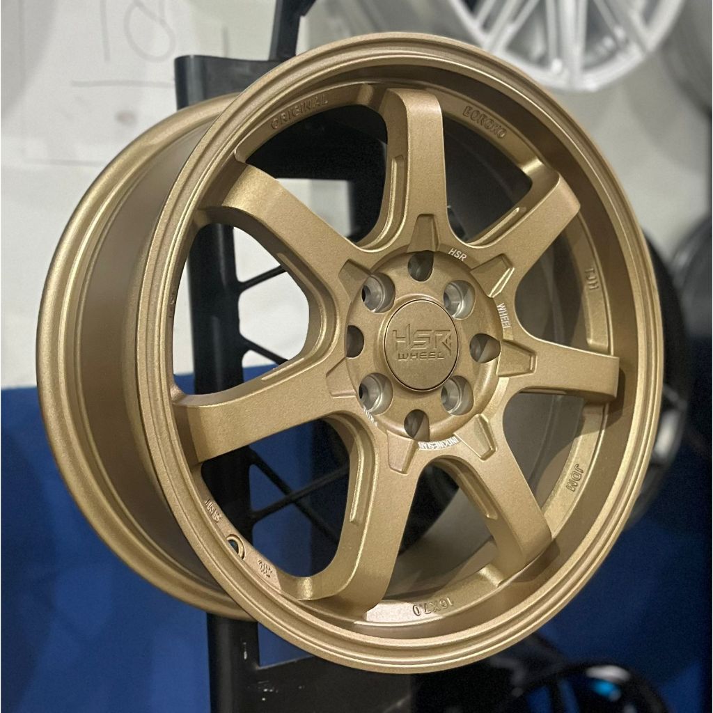 Velg racing Hsr TE 37 Ring 16 untuk Jazz Yaris Brio Vios City Agya dll Pelek mobil Avanza Xenia Kija