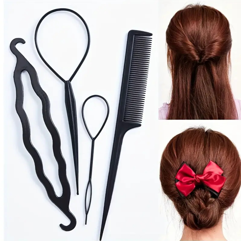 Alat Styling Sanggul Rambut / Alat pembuat sanggul rambut Sisir Rambut Gaya  Rambut PF008