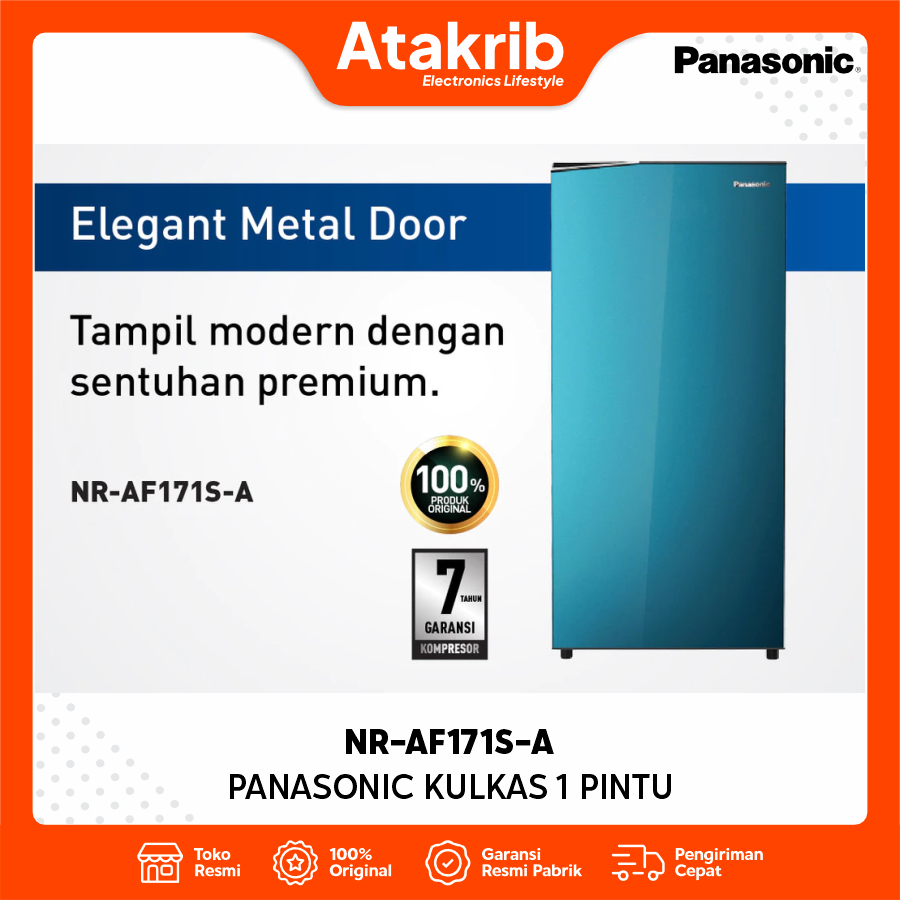 PANASONIC KULKAS 1 PINTU NR-AF171S-A / NR-AF171S A [155 L]