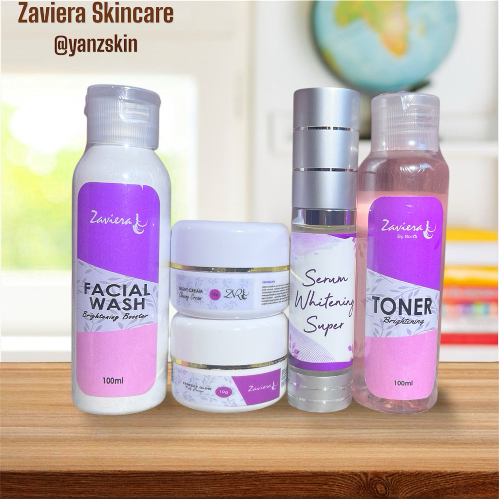 PAKET ZAVIERA BOOSTER & GLOWING CREAM / Zaviera Skincare