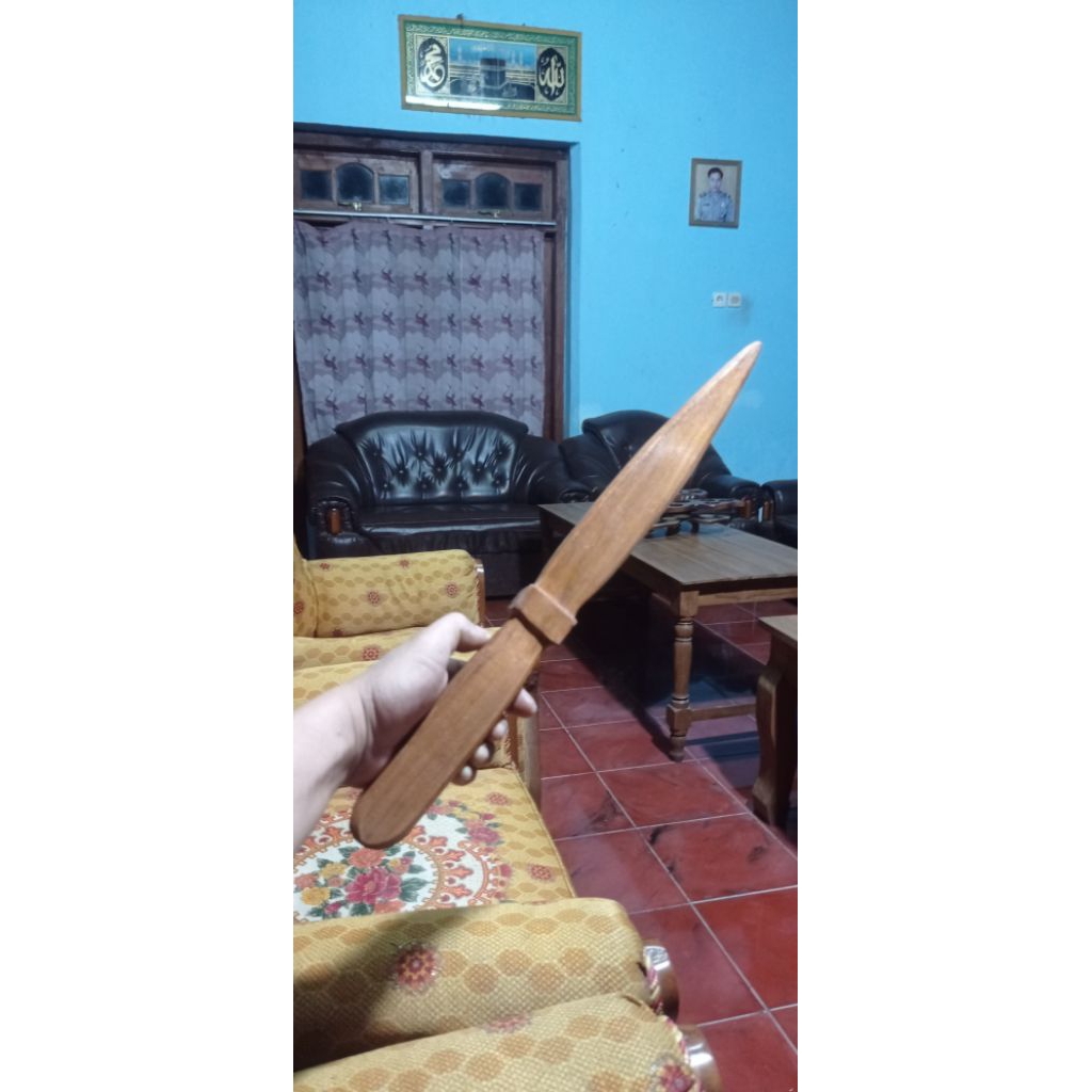 belati tombak belati kayu tombak balati mainan tombak  mainan  kayu anak anak  tombak  belati tombak