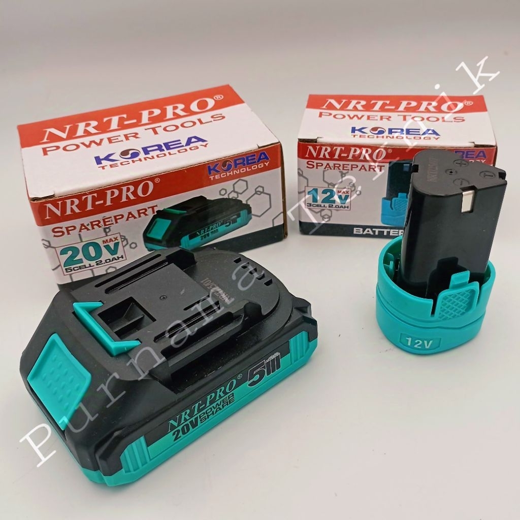 Baterai Bor Cordless NRT-PRO Baterai Bor Cas NRT-PRO 12 Volt  20 Volt