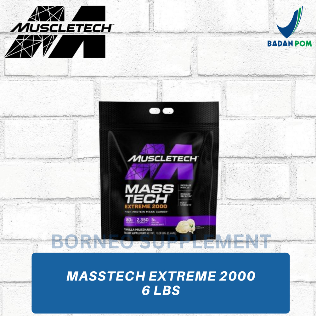 Muscletech Masstech Extreme 2000 6 Lbs Mass Gainer