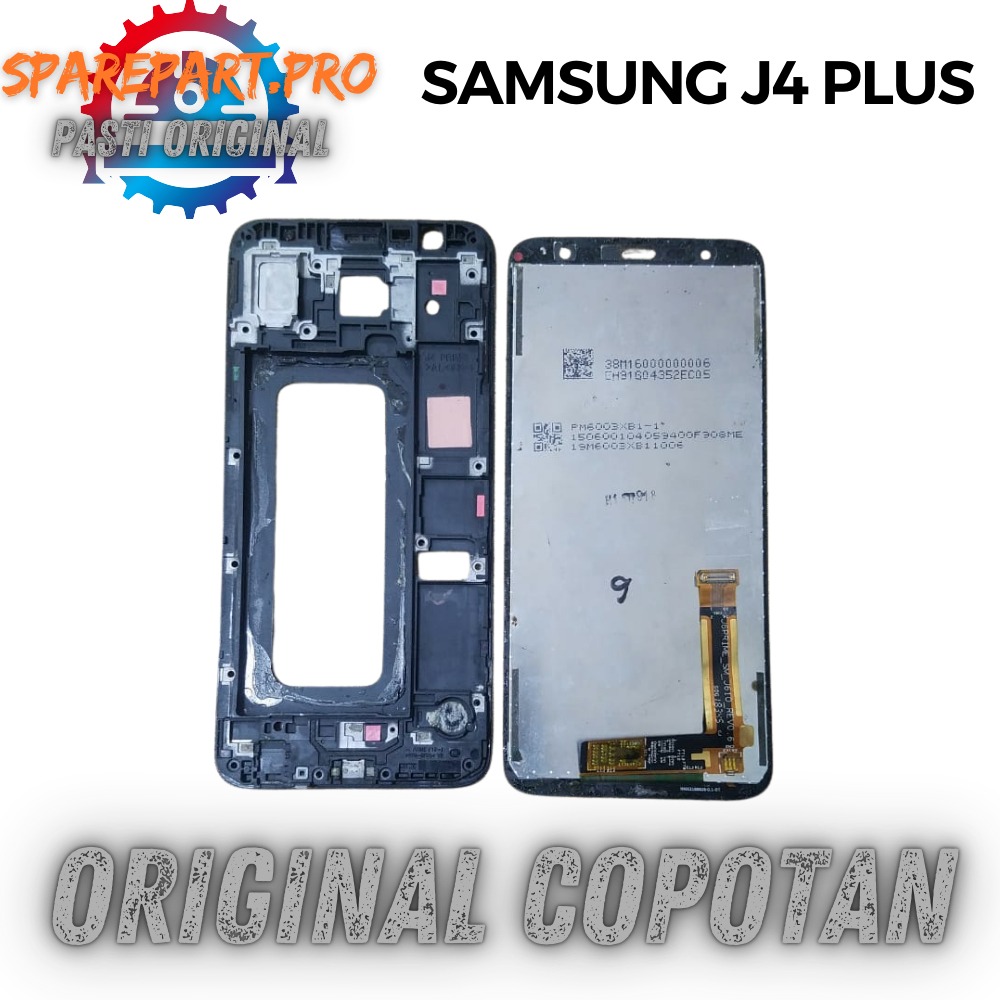 lcd + frame samsung j4 plus original copotan