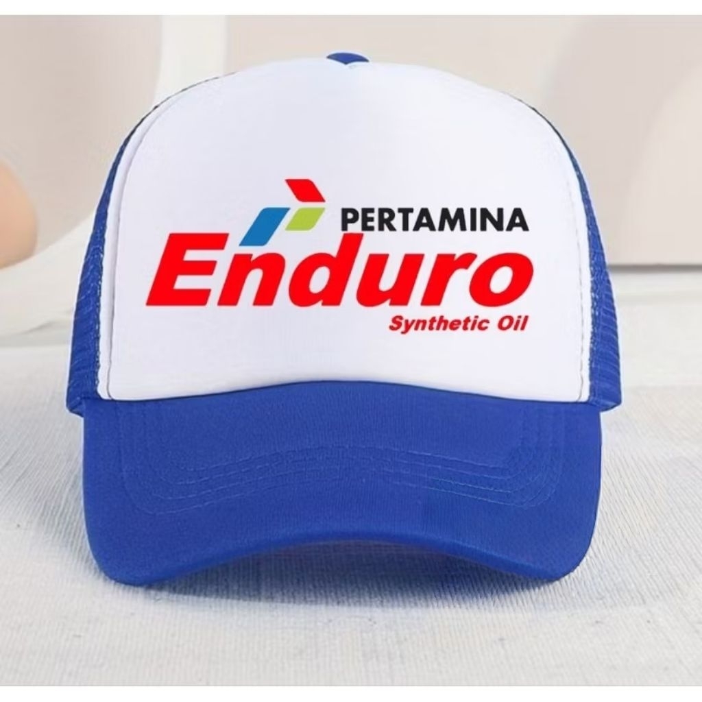 TOPI BASBOL TRUCKER JARING TOPI PERTAMINA ENDURO SYNTHETIC OIL
