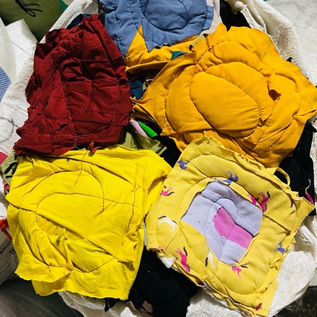 kain majun tumpuk 1kg majun warna