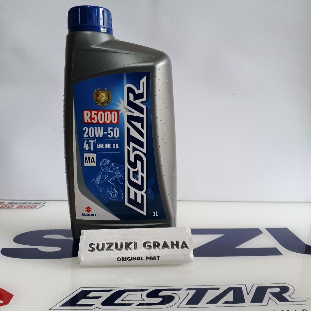 OLI MOTOR 20-50 JASO MA KOPLING BASAH 1 LITER  BEBEK 4 TAK SATRIA FU/THUNDER ECSTAR ORIGINAL