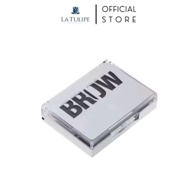 LA TULIPE BROW SHADOW KIT BROWN Ori Termurah powder kit eyebrow pigmented waterproof