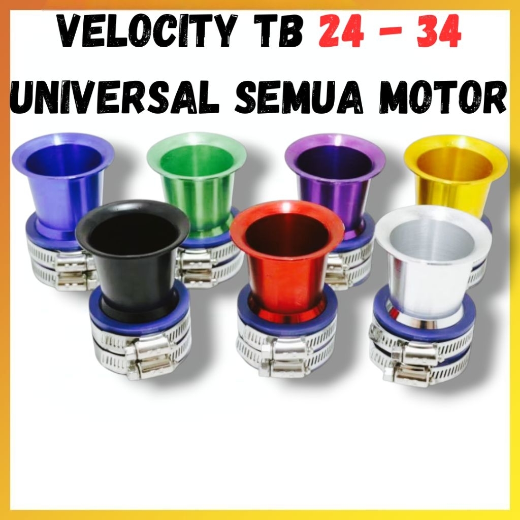 Velocity throttle body TB Racing 28/30/32/34 beat vario 125 120 scoopy nmax pcx aerox Vixion cbr TB 
