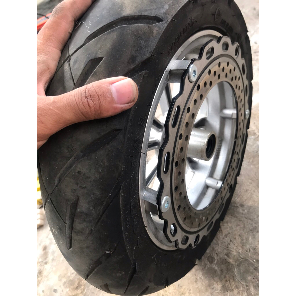 velg depan set ban+piringan uwinfly t3