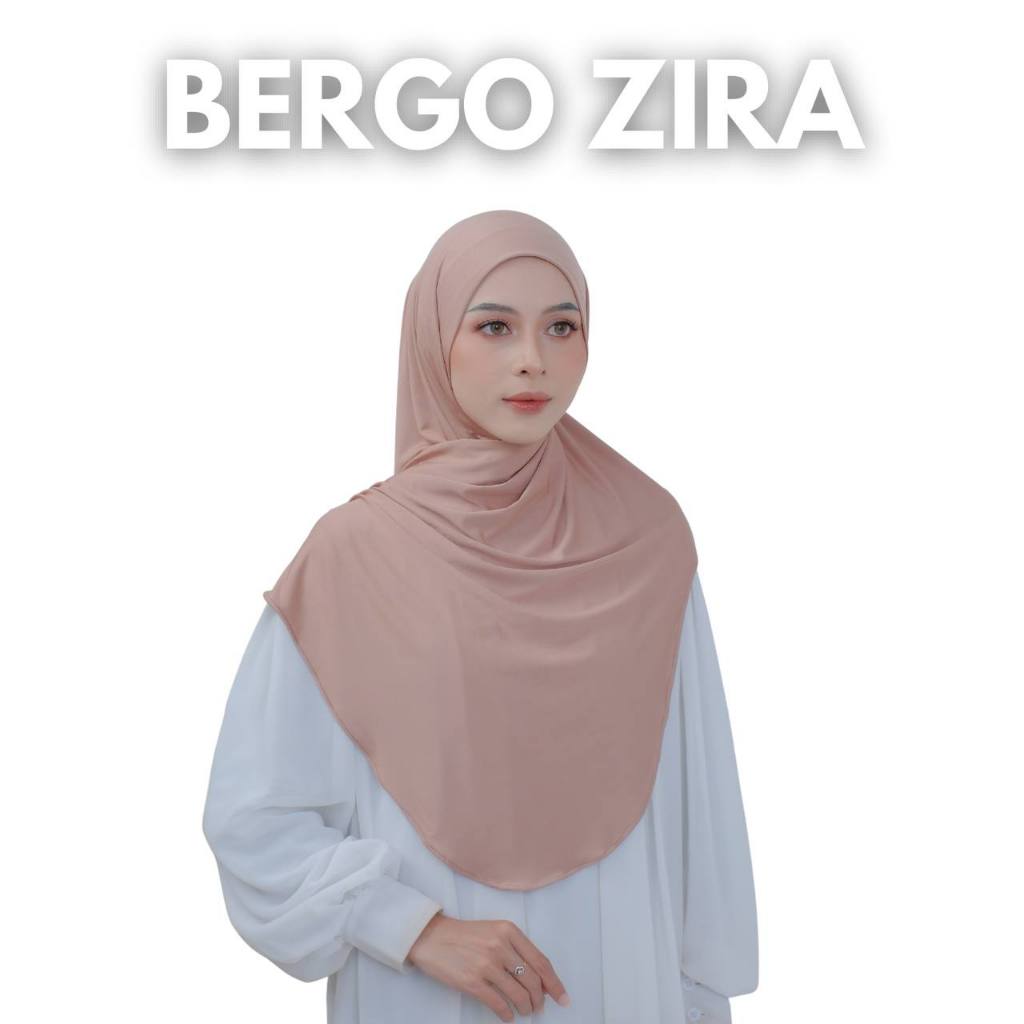 Bergo Zira By Goja Hijab Lycra Oval Besar