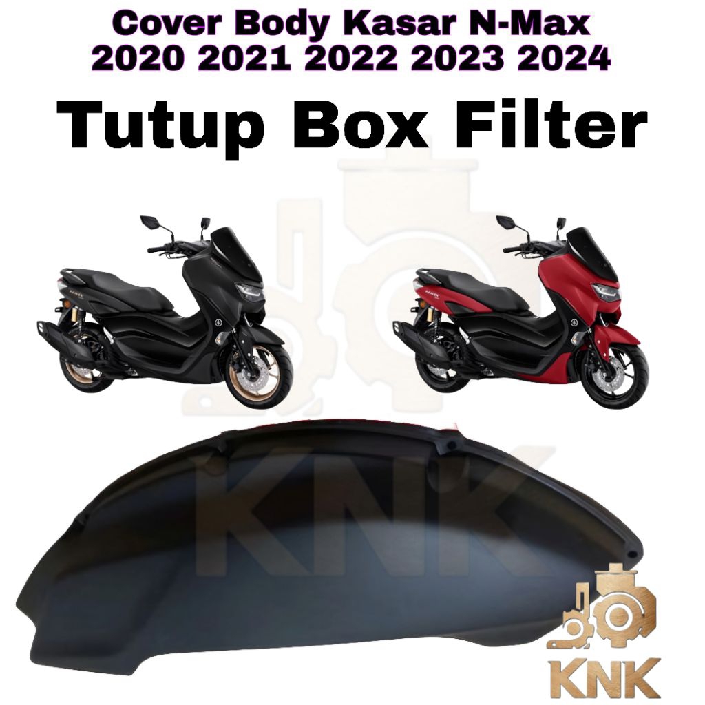 Tutup Box Filter Body Kasar New N-Max 2020 2021 2022 2023 2024 NMAX Original Yamaha Presisi kuat COD