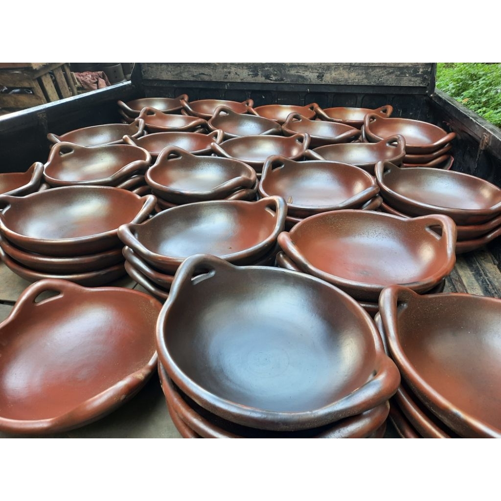 Gerabah Bayat 35cm | Wajan Gerabah 35cm