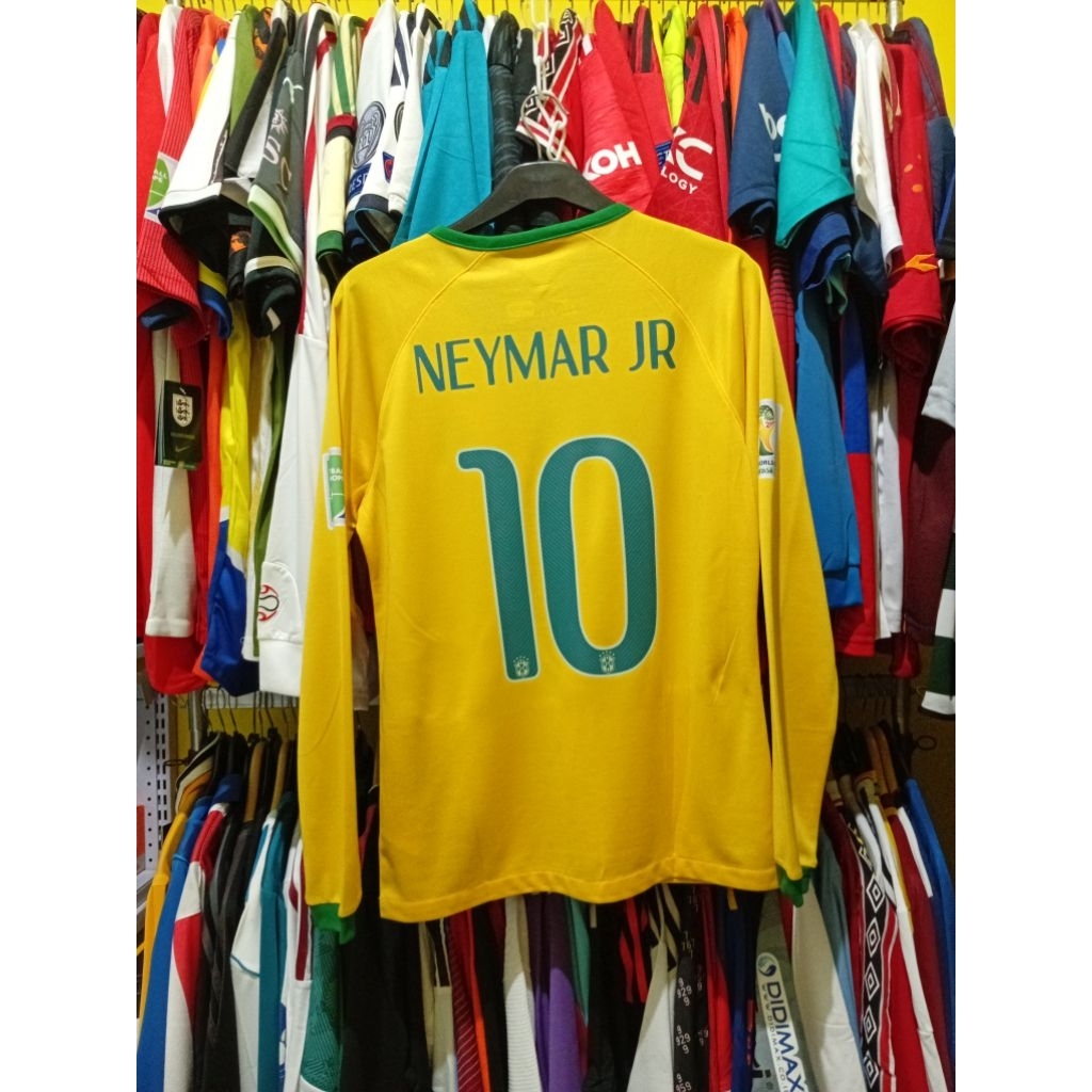 JERSEY BOLA RETRO GO BRAZIL 2014 NEYMAR 10