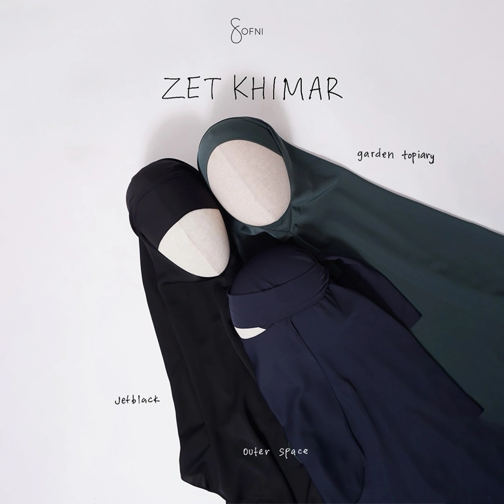 Khiban zet khimar series by Sofni / Khiban/ Khiban Black