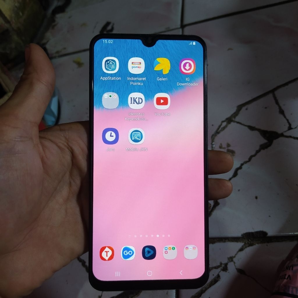 lcd samsung a30s original copotan super amoled masih bening joss