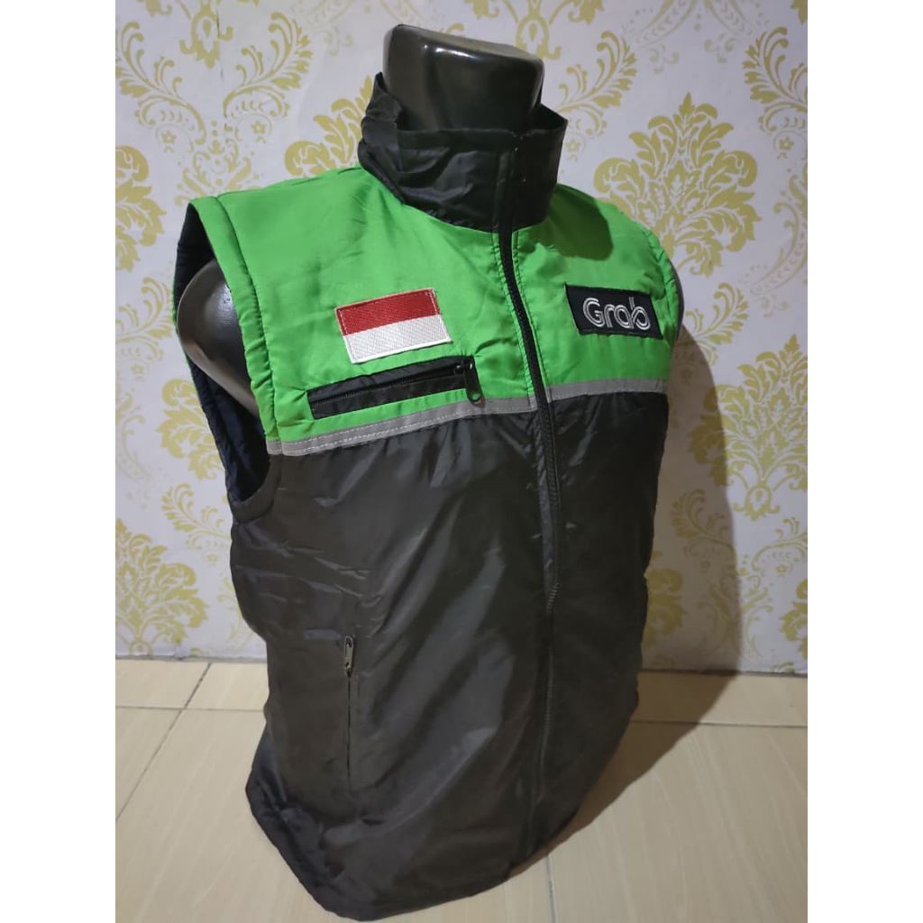 Rompi Ojol/Kurir Tebal Bolak Balik - Seragam Pengendara