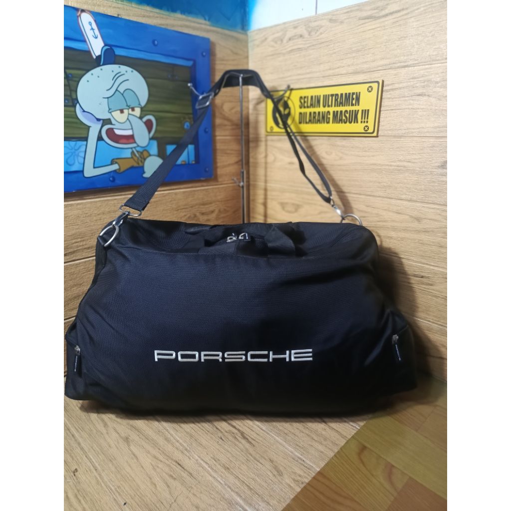 Tas travel bag gym olahraga Porsche Boston second original