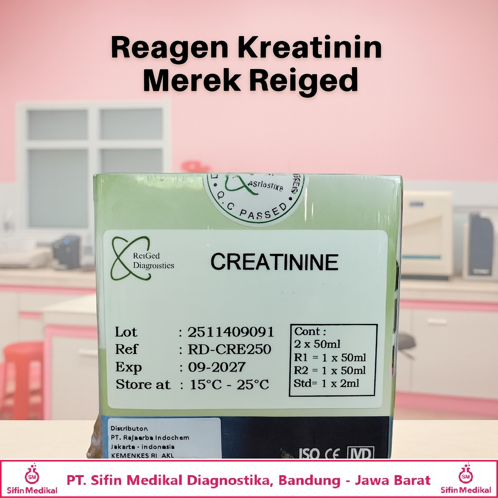 Reagen Kimia Creatinin – Kreatinin Merek Reiged | AKL 20101121940