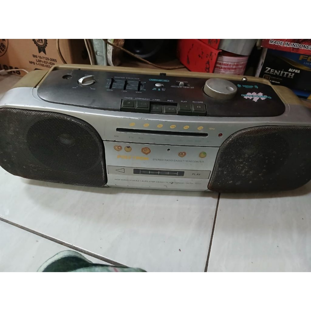 radio tape Polytron psc123c second minus tape off