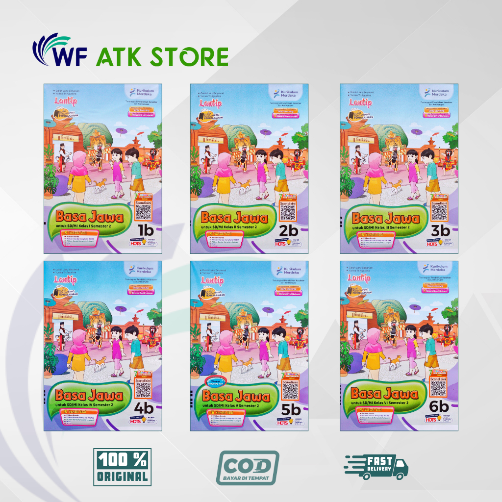 LKS Bahasa Jawa Timur SD/MI Kelas 1 2 3 4 5 6 Semester 2 - Lantip - Kurikulum Merdeka