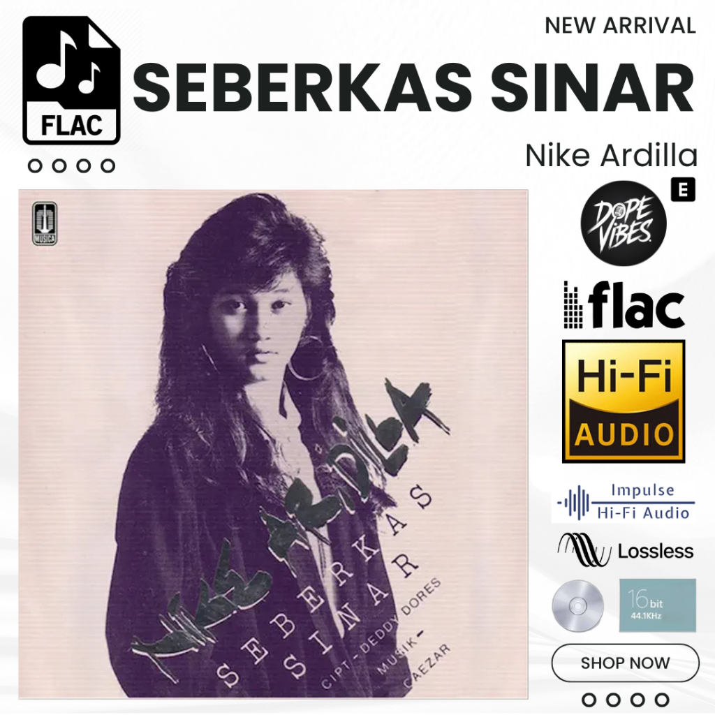 Seberkas Sinar Nike Ardilla Album Lagu FLAC Hi-Fi Lossless 16Bit 44.1kHz