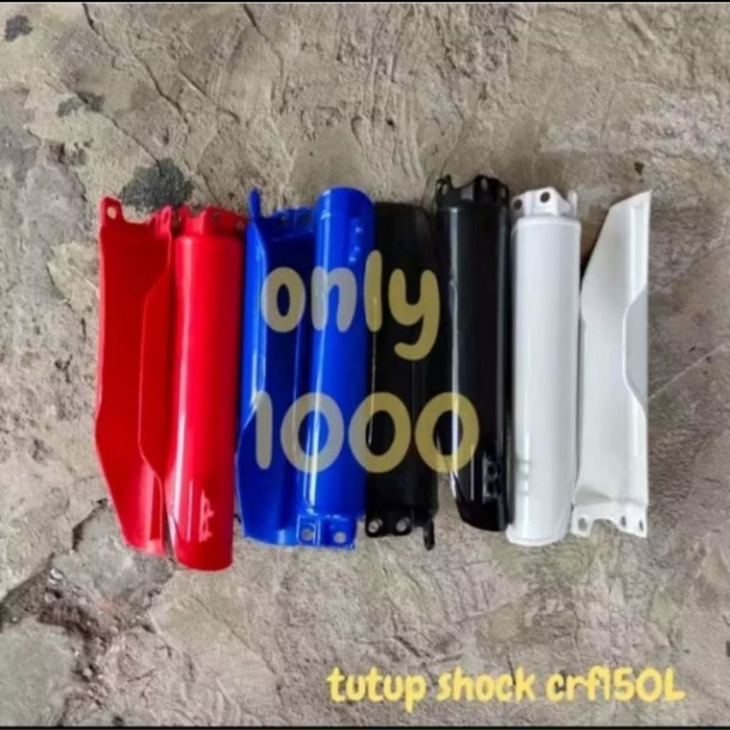 COVER SHOCK CRF 150L 2018 TUTUP SHOCK DEPAN CRF 150 L FORK GUARD CRF150L SPAREPART TRAIL SUPERMOTO M