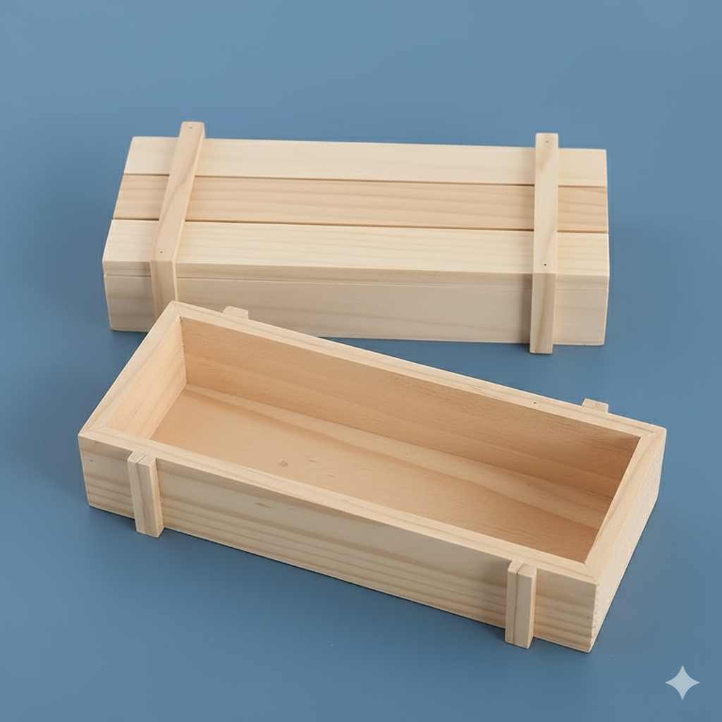 Pot Wooden Box Kayu Jati Belanda Hiasan Rumah Meja Dekorasi Ruang Tamu Tempat Bunga Artificial