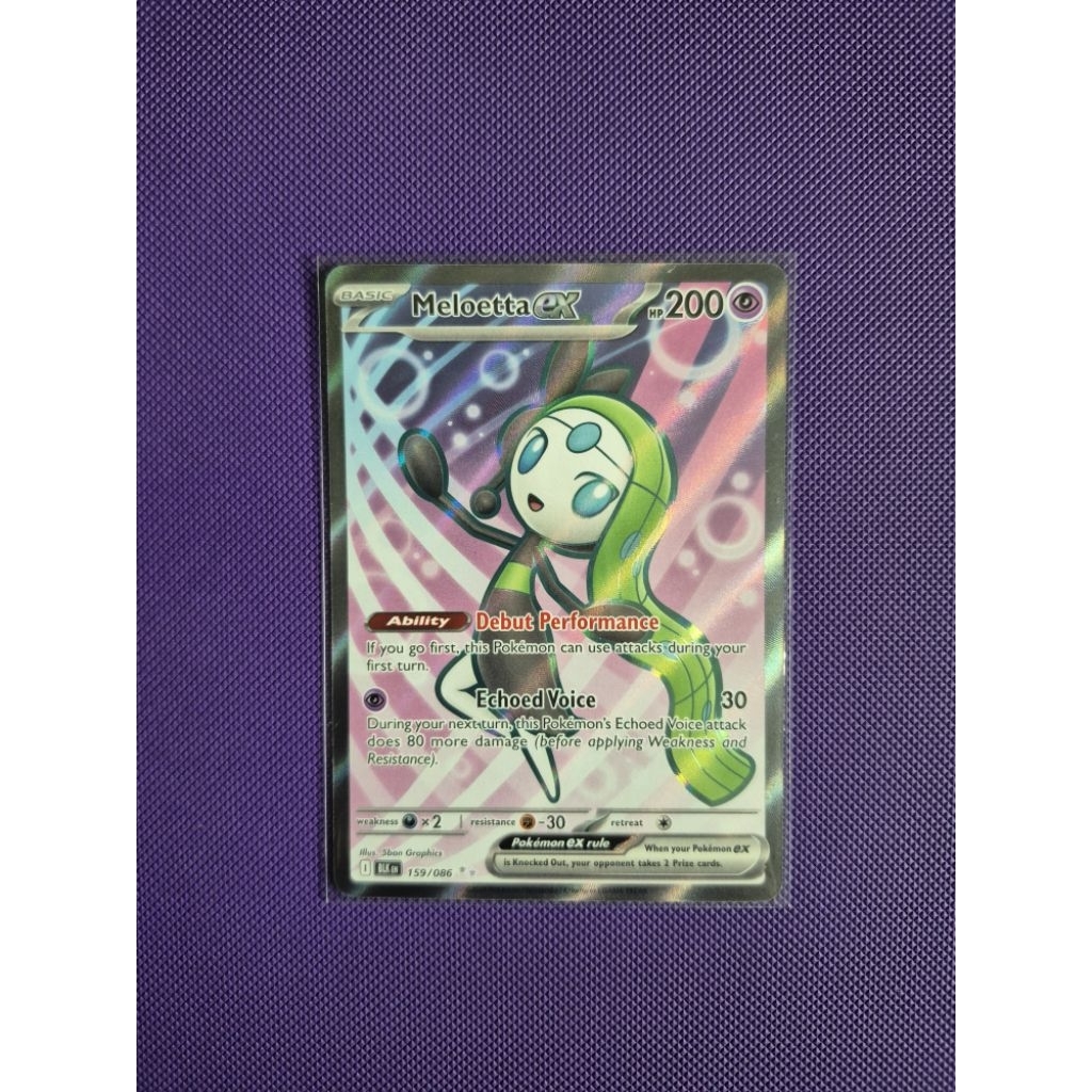 Kartu Pokemon Meloetta EX UR ENG