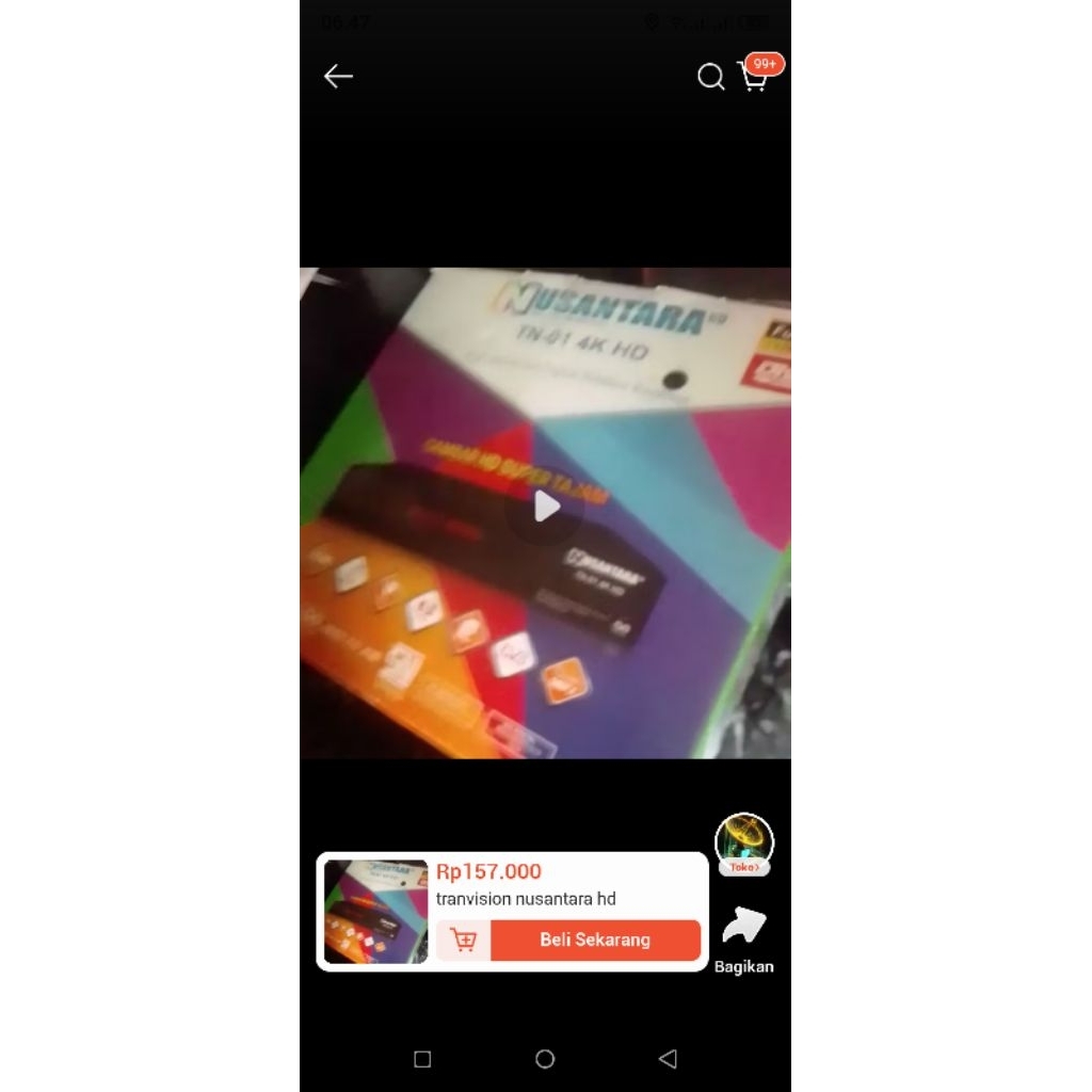 transvision nusantara hd seken