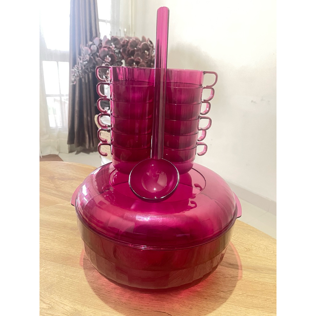 New Set Watermelon WTC Tupperware 6L