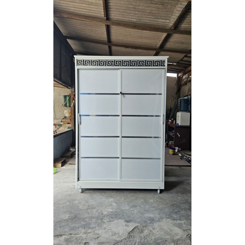 Lemari pakaian pintu 2 sliding / Lemari baju 2 pintu sliding