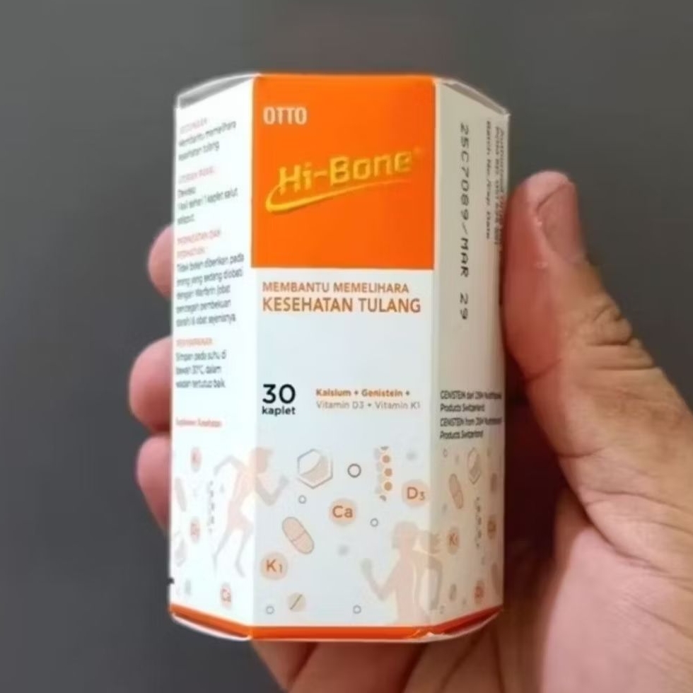 HI BONE 300 BOTOL 30 KAPLET / HI-BONE KUNING