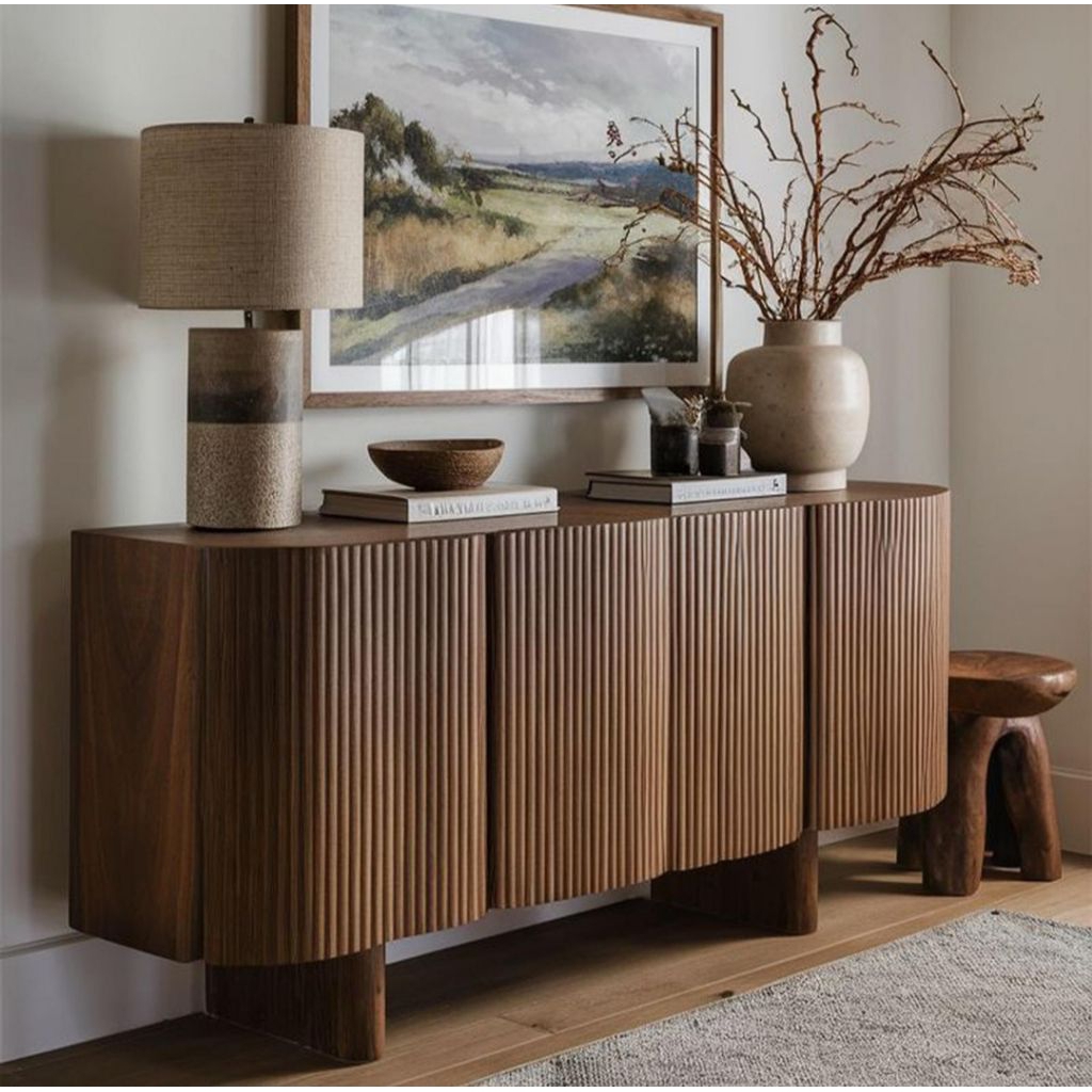 Bufet Minimalis Bufet Kayu jati solid