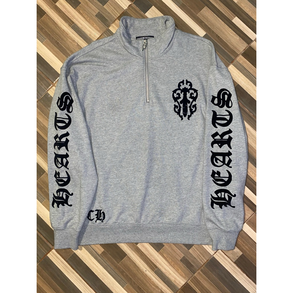 NEGO Crewneck Halfzip Chrome Hearts Velvet