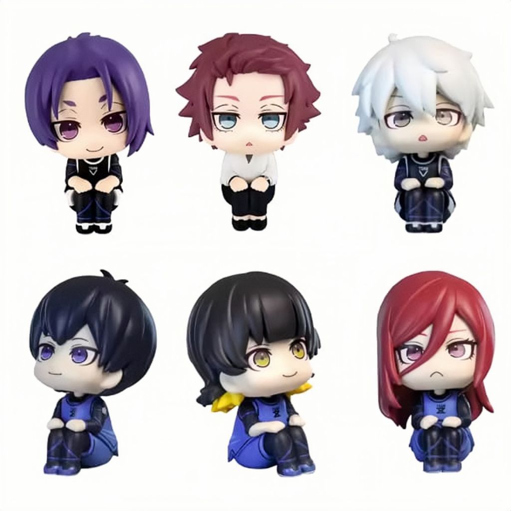 Blue Lock Action Figure | Nagi Rin Sae Bachira Isagi Chigiri Reo Look Up Rukappu