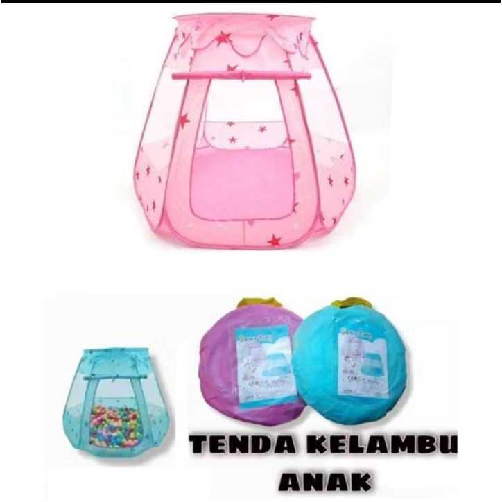 Tenda Kelambu Anak Warna Pink Dan Biru