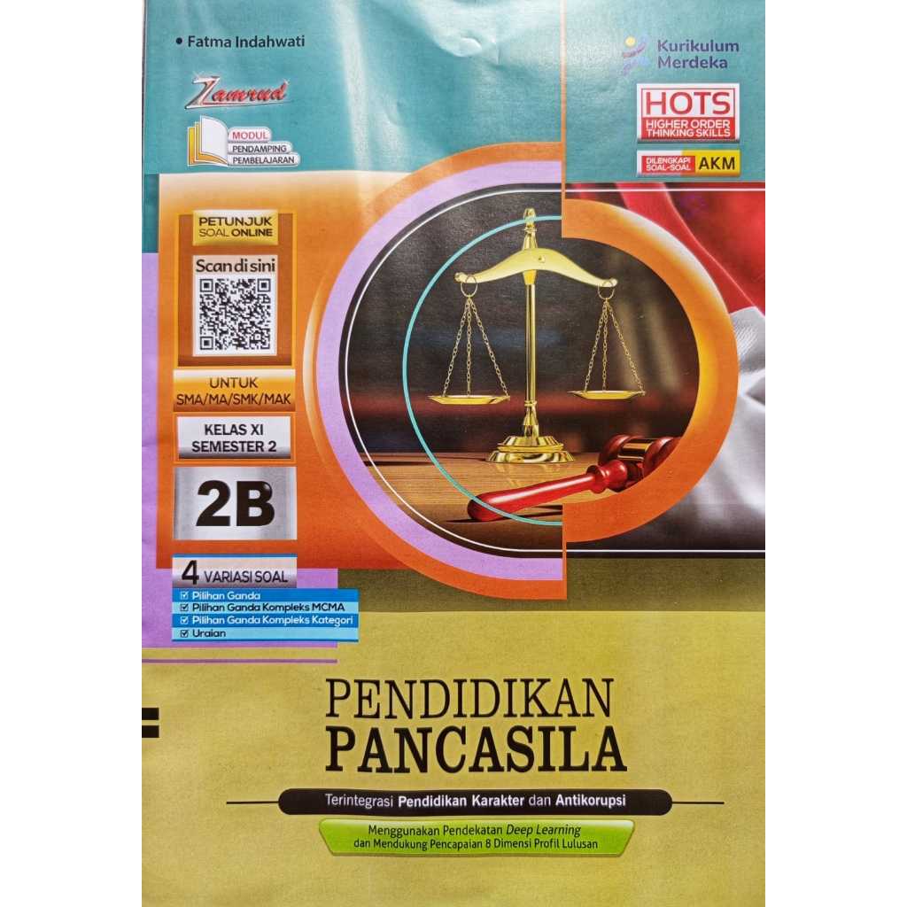 BUKU LKS PENDIDIKAN PANCASILA PKN PPKN SMA/MA/SMK KELAS 11 SEMESTER 2 KURIKULUM MERDEKA 2025-2026 ZA