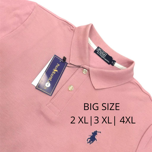 Kaos Polo Kerah Berkerah Polos Pria Premium / Kaos Polo Big Size Pria / Kaos Polo JUMBO Pria XXL XXX