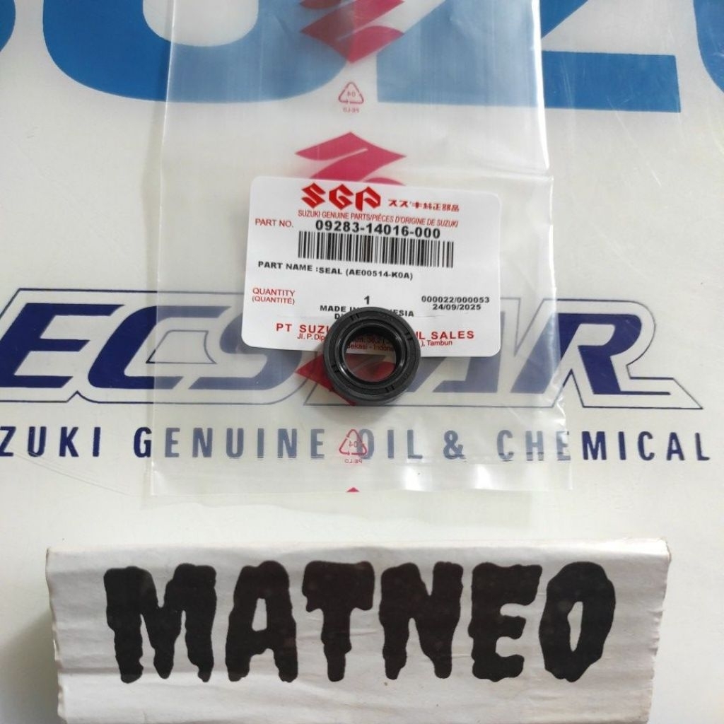 Seal, Oil Shaft atau Seal As Engkol SUZUKI SKAYWAVE HAYATE LETS ADDRESS SGP 09283-14016-000