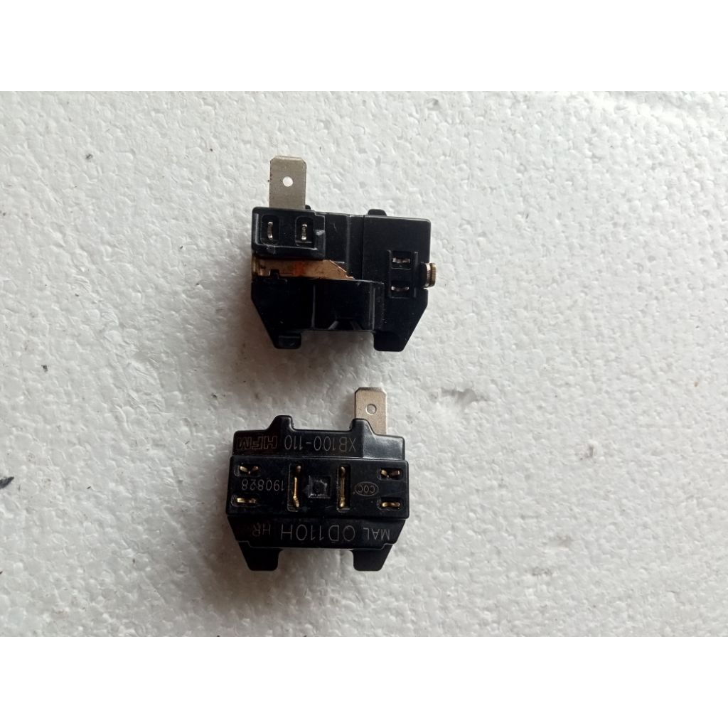 Overload PTC kulkas frizer 1/3 qd110H automatis pin kiri original