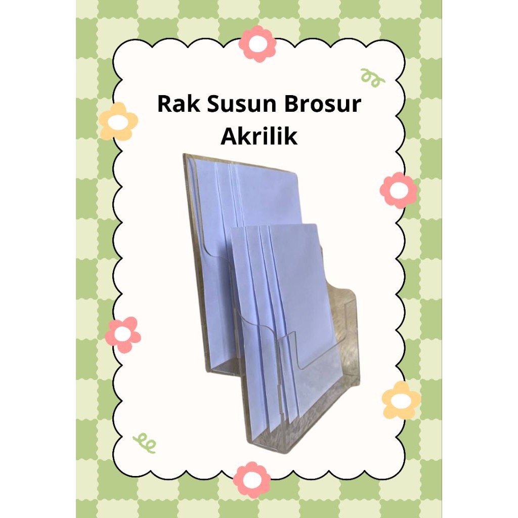 Standing Brosur | Rak Brosur Akrilik